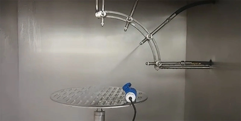 Apparecchiatura di prova IPX9K: standard di prova di protezione ad alta temperatura e pressione