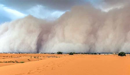 Simulazione accurata dell'ambiente della polvere