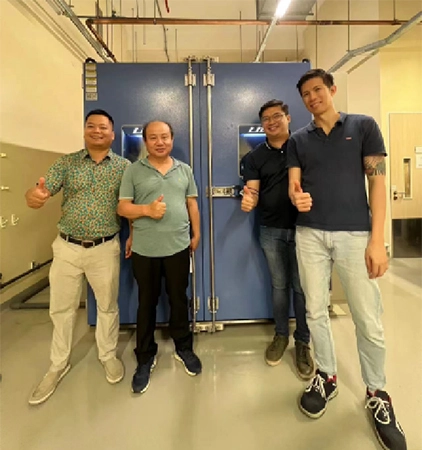 LIB ha consegnato il progetto di apparecchiature di prova per pannelli solari fotovoltaici personalizzati per l'ospedale SERIS