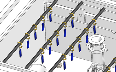 Diverse configurazioni di supporti per campioni per soddisfare diversi requisiti di Test-camera di prova per nebbia salina LIB